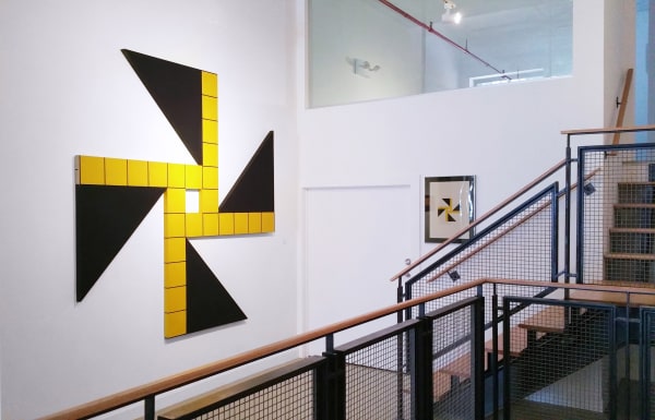 Installation view of 2016 exhibition Will Insley: Foundations of ONECITY at Westwood Gallery NYC
