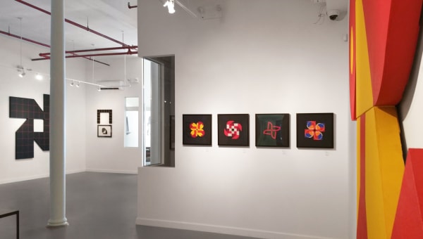 Installation view of 2016 exhibition Will Insley: Foundations of ONECITY at Westwood Gallery NYC