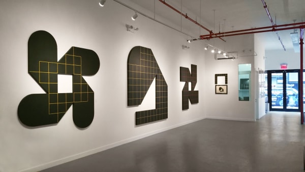 Installation view of 2016 exhibition Will Insley: Foundations of ONECITY at Westwood Gallery NYC