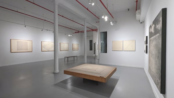 Installation view of 2023 exhibition Will Insley: Visions of a Future Civilization at Westwood Gallery NYC