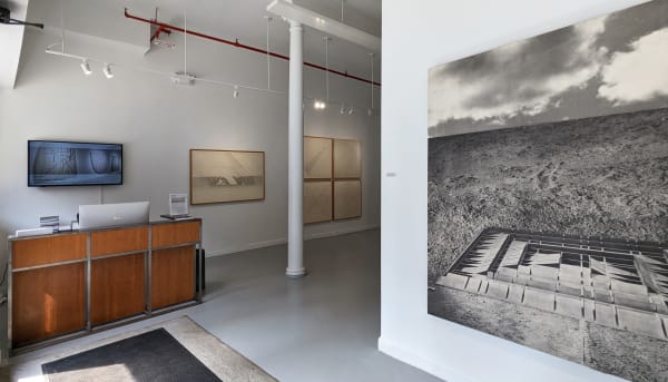 Installation view of 2023 exhibition Will Insley: Visions of a Future Civilization at Westwood Gallery NYC