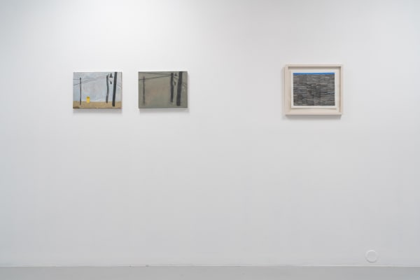 Installation view of Inger Johanne Grytting and Mimi Gross: On Art and Friendship at Nordnorsk Kunstnersenter, Svolvær, Norway