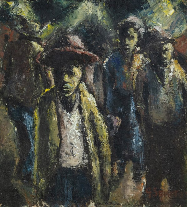 Gerard Sekoto Commuters, c.1939–42