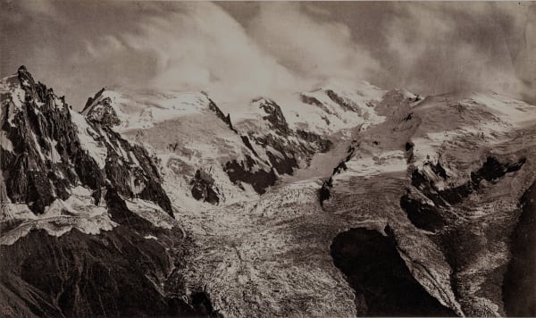 Bisson Frères, Le Mont-Blanc avec Bourrasque, c. 1862