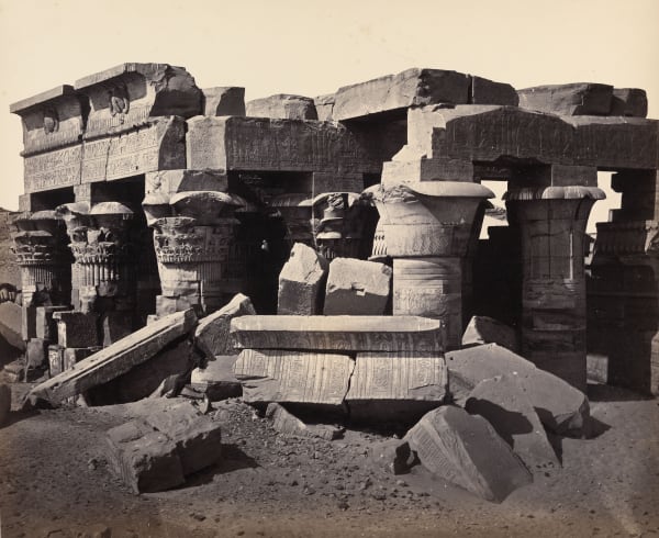 Francis Frith, Temple of Koum Ombo, 1858