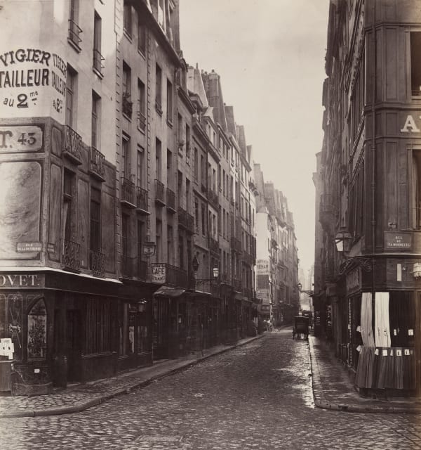 Charles Marville - Rue de la Huchette, 1870
