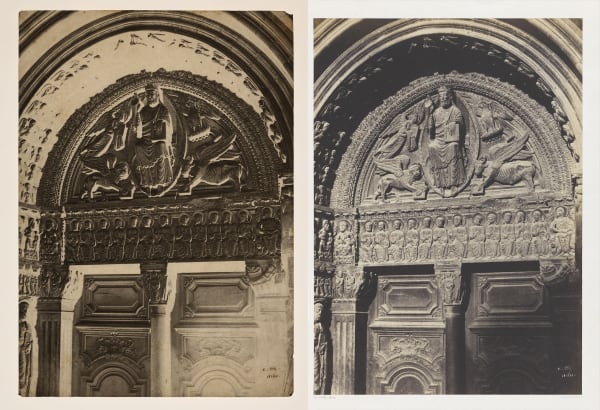 Charles Nègre, Tympanum at Arles, c. 1855