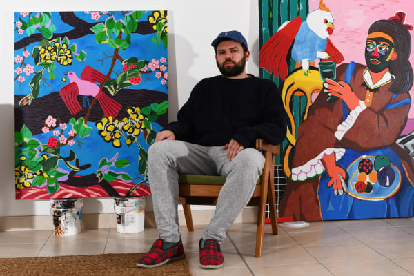 Florent Stosskopf in studio