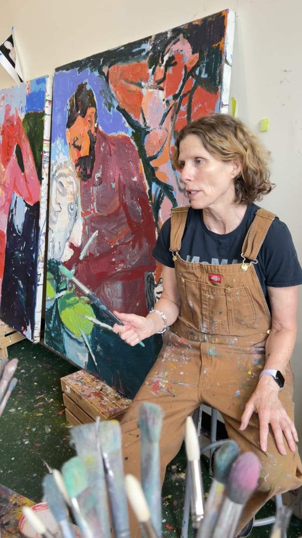 Jennifer Pochinski in studio