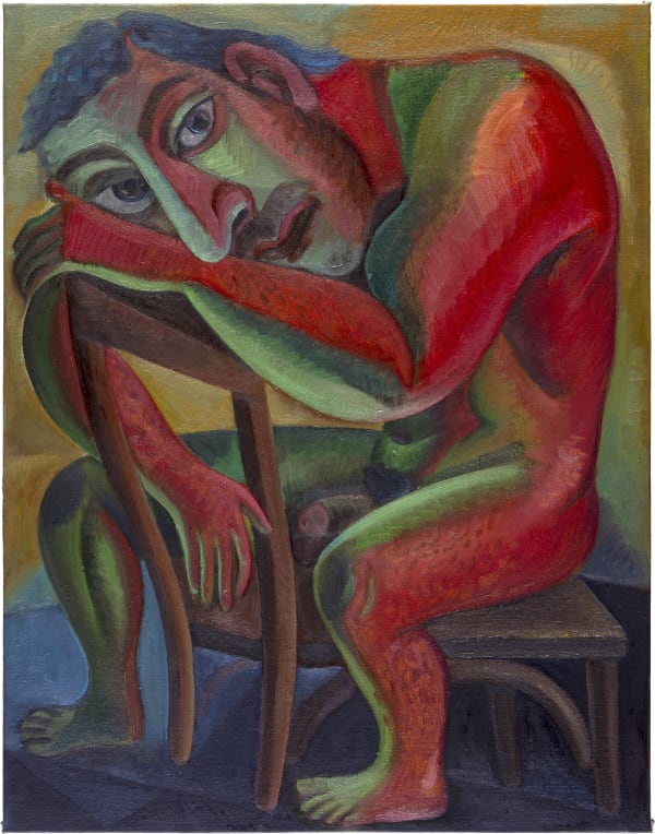 PAUL BOOTH, Sitting, 2022
