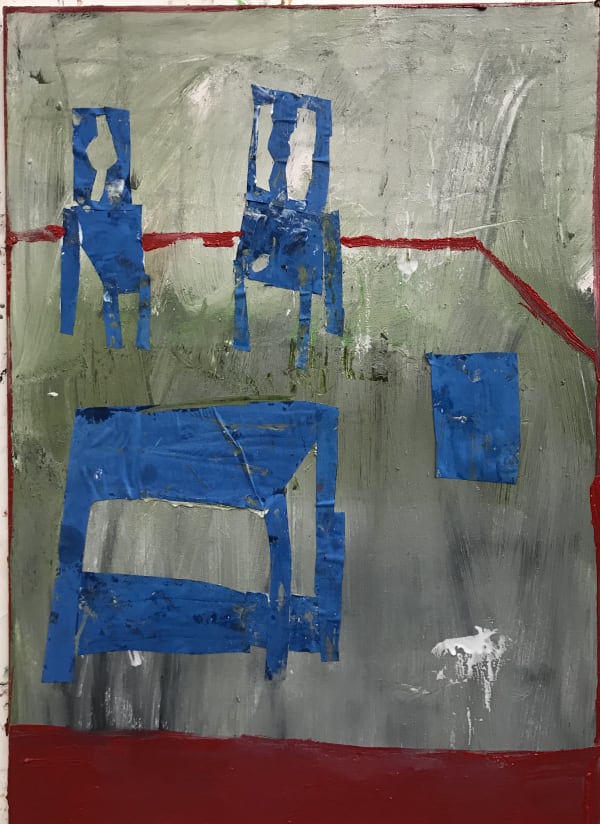 FLORENCE HUTCHINGS, The Blue Table, 2020