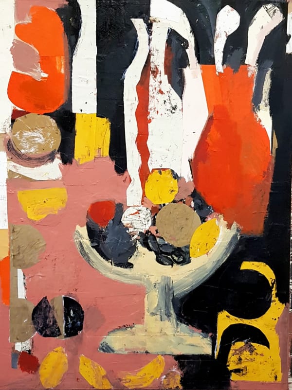 MICK HUTCHINGS, The Orange Vase, 2020