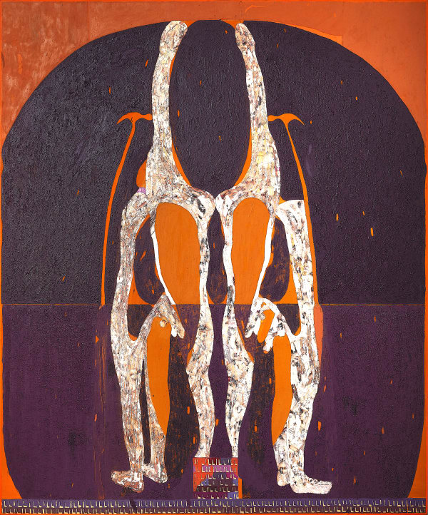 ROBERT FRY, Lost Men Study 6, 2019