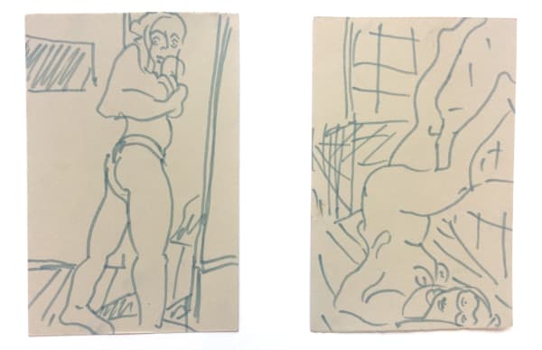 ANNA ILSLEY, When We First Met I & II (Diptych), 2017