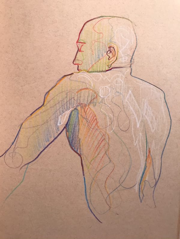 SANDRO KOPP, Rainbow Nude Dude, 2017