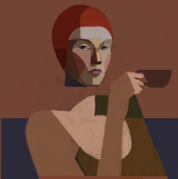 KAT KRISTOF, Swimmer VI , 2024