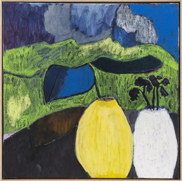 JAN SEBASTIAN KOCH, Gelbe, Weisse Vase, 2017-2023