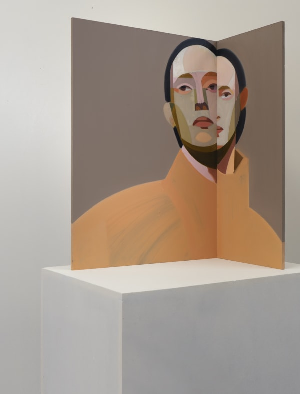 KAT KRISTOF, Portrait Of Her Painting Assemblage 01, 2023