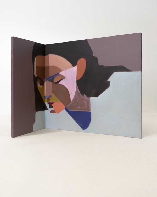 KAT KRISTOF, Portrait Of Her Painting Assemblage 02 , 2023