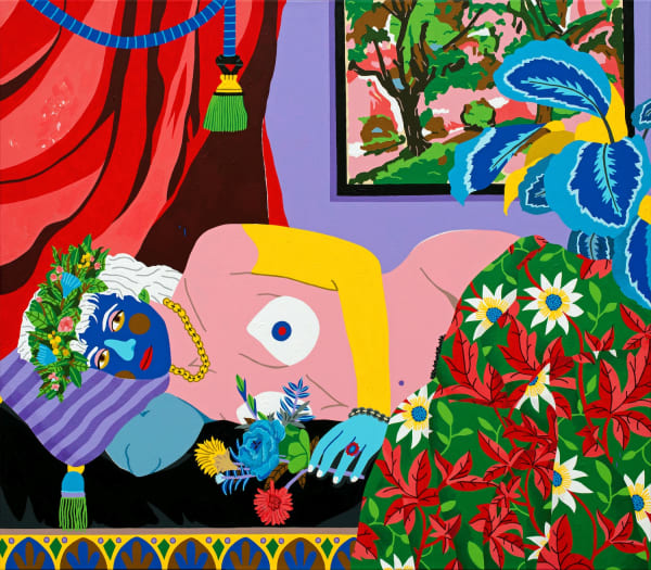 FLORENT STOSSKOPF, Nude With Matisse Painting, 2021