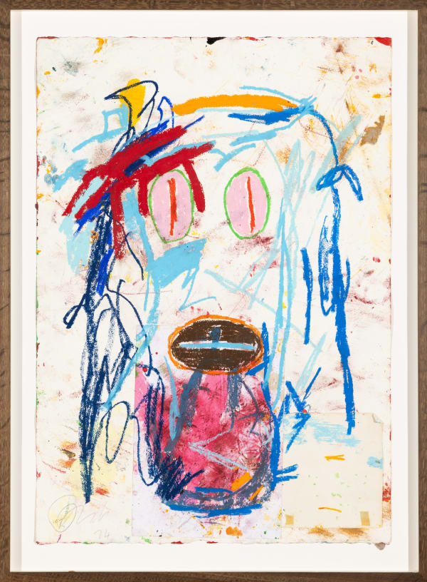 JACK KABANGU, Blue Face, 2024