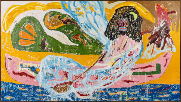 JACK KABANGU, Dark Face Painting (Water), 2023-2024