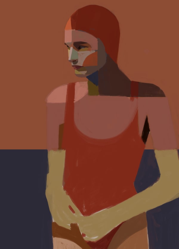 KAT KRISTOF, Swimmer II , 2024