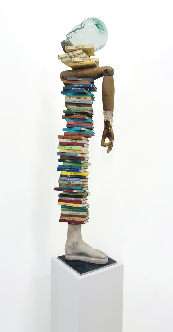 Self-Portrait as a Stack of Books , 2025