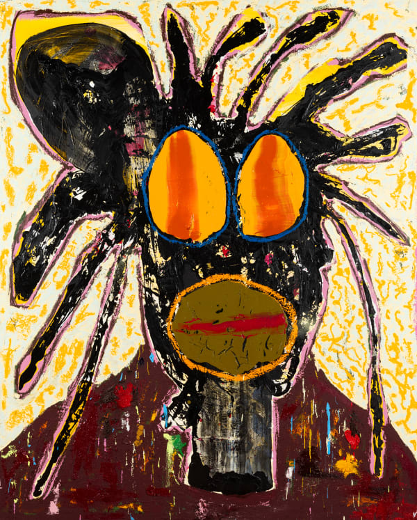 JACK KABANGU, Dark Face Painting (Through The Storm In School Uniform) , 2023-2024