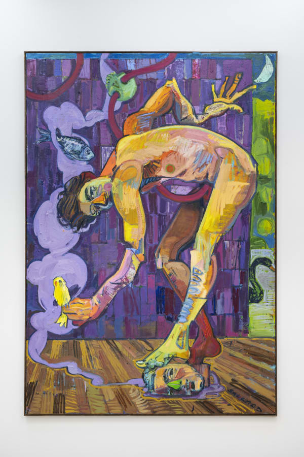 ANDREW SALGADO, (One Sees A Rare Bird In The Lands Very Much Like A (Black Swan), 2022