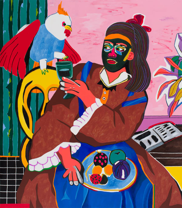 FLORENT STOSSKOPF, The Woman With The Cockatoo, 2023