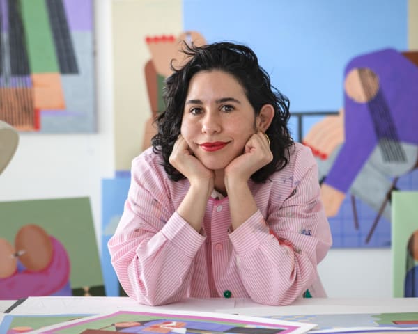 Stefhany Lozano in studio