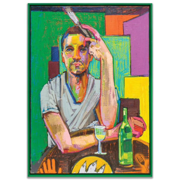 ANDREW SALGADO, Self-Portrait In The Studio, 2019