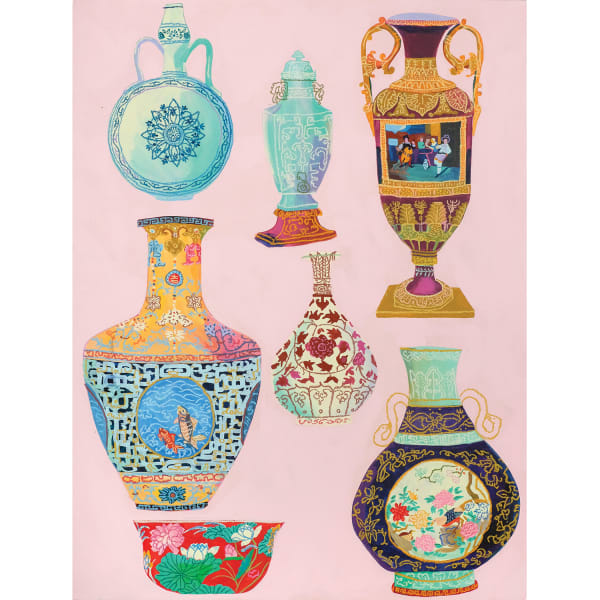 ANDY DIXON, Seven Vessels, 2017