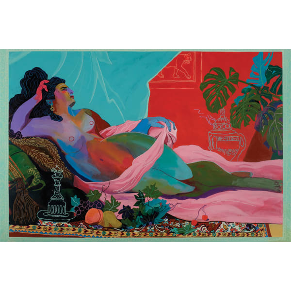 ANDY DIXON, Odalisque, 2017