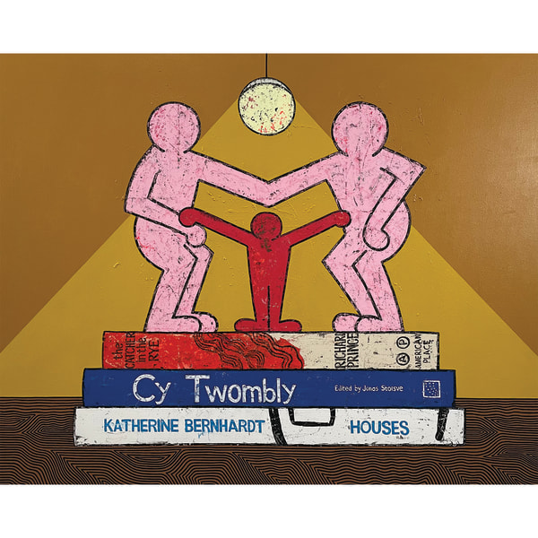 JONATHAN EDELHUBER Still Life With Keith Haring Sculpture On Art Books, 2024
