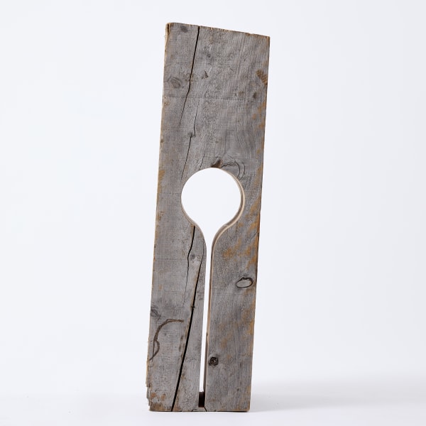 a wooden sculpture