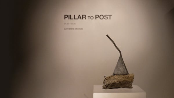 Catherine Menard, "Hermetrix", 2024 Pillar to Post Wall Text