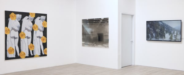 Jing Zhang, "Transient Perpetuity I", 2023 Dai Yuhua, "Hospital Bed", 2020 Xu Shuai, "4C+37", 2021