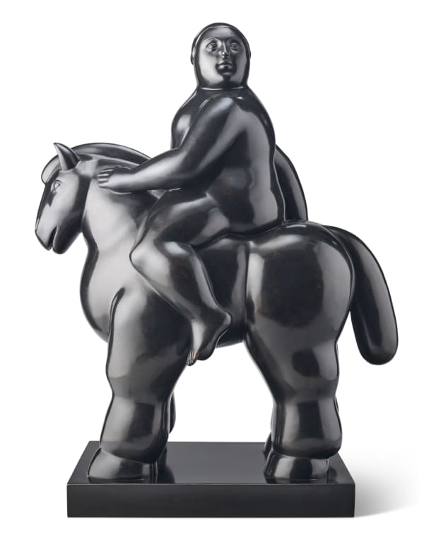 Man on a Horse, 2009 Bronze sculpture 47cm x 24.1cm x 58.4 cm