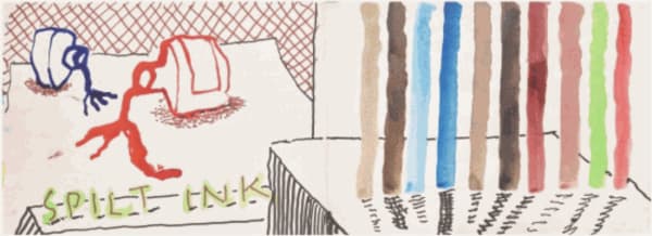 Spilt Ink with Tests Phillips, London 17th January 2024 $22,517