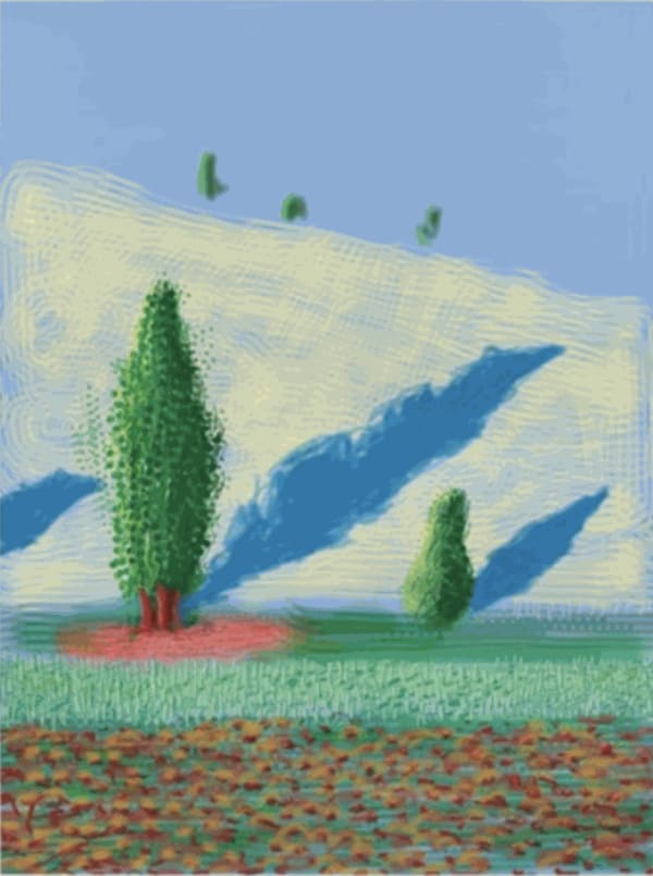 5 December 2020 David Hockney Yosemite No. 10 Christie's Paris Estimate: 10,000 - 15,000 EUR (12,121 - 18,181 USD) 37,500...