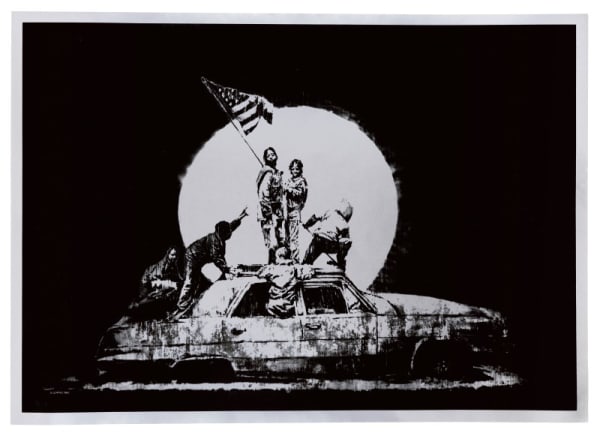 Banksy Flag screenprint 2006-2007 limited edition artwork