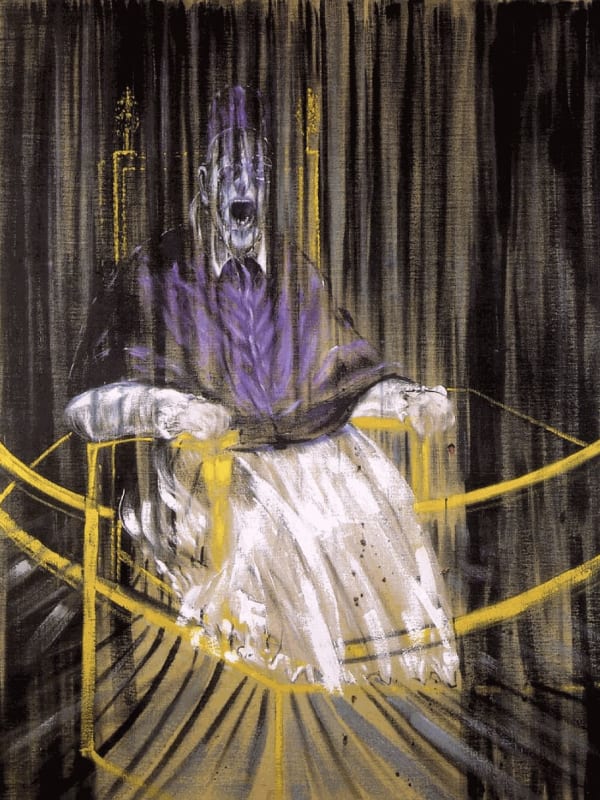 Study After Velazquez, 1953, ©Francis Bacon, Image repoduced for educational purposes