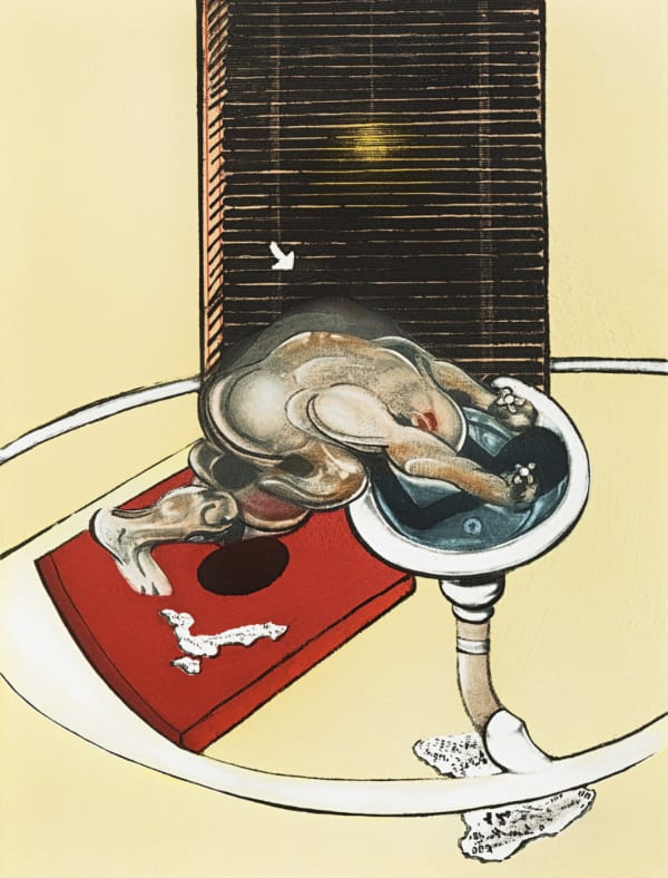 L’ Homme au Lavabo, 1978, ©The Estate of Francis Bacon