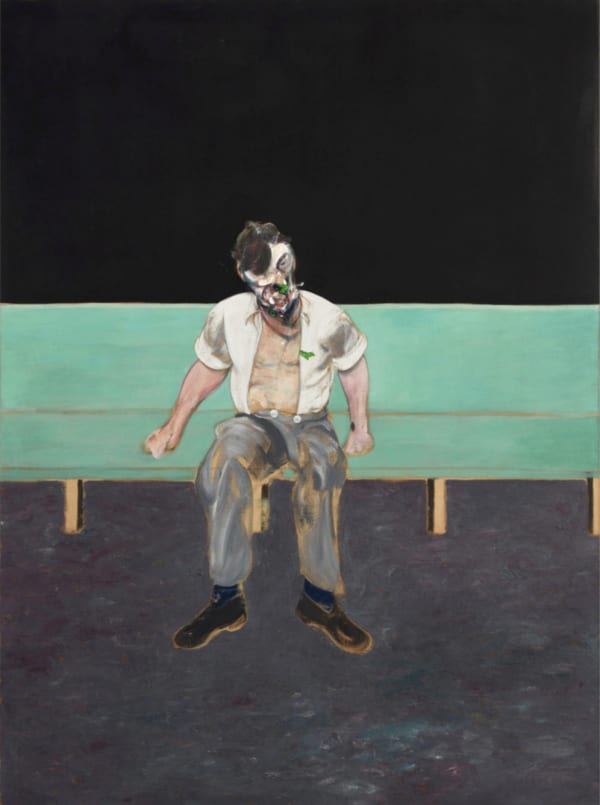 Study for Portrait of Lucian Freudm 1964, ©The Estate of Franics Bacon, Image repoduced for educational purposes only