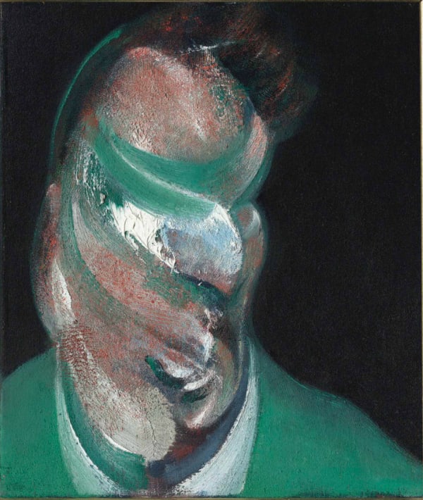 Study for Head of Lucian Freud, 1967, ©The Estate of Franics Bacon, Image repoduced for educational purposes only