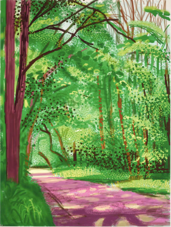 Arrival of Spring, IPAD DRAWINGS 2011