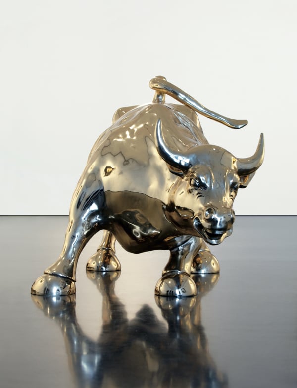 Arturo Di Modica Polished Bronze Charging Bull