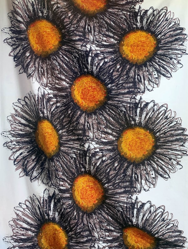 Cliff Holden for David Whitehead, "Solstice" printed cotton, 1961